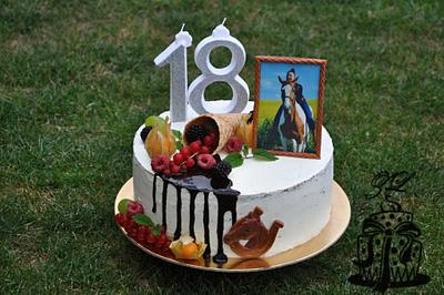 Drip cake for horse lover - Cake by ZuzanaL
