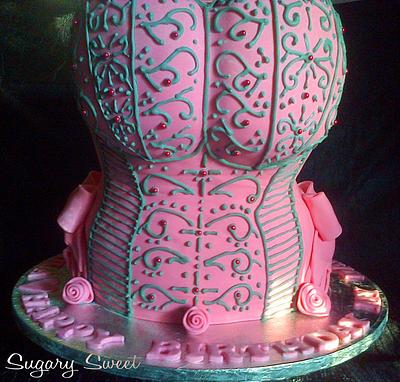 Corset Cake - Cake by Sugary Sweet