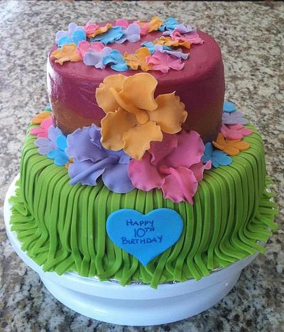 A Luau cake - Cake by Joanne