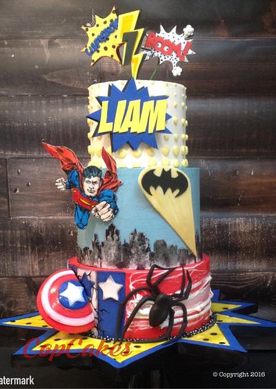 Superhero Cake - Cake by CopCakes