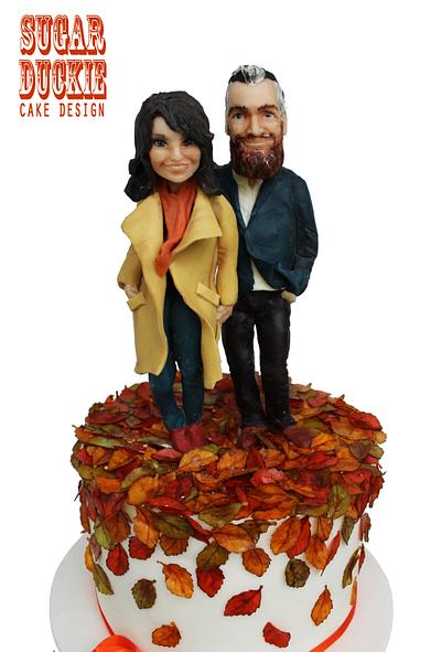 Gav & Gwen's Autumn Wedding - Cake by Sugar Duckie (Maria McDonald)