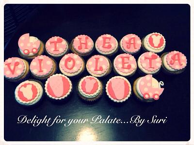 it's a baby girl cupcakes - Cake by Delight for your Palate by Suri