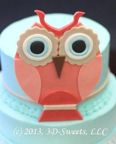 Savannah's Owl Cake - Cake by 3DSweets