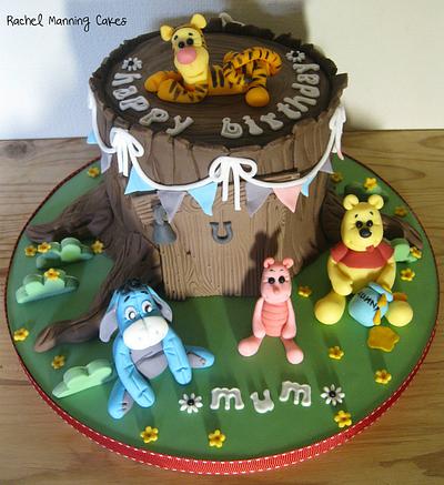 Winnie the Pooh Cake - Cake by Rachel Manning Cakes