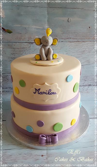 Babys 1 Birthday Cake - Cake by Effi's Cakes & Bakes 