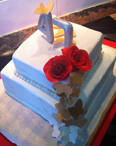 Aniversario - Cake by Elena