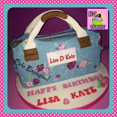 Cath Kidston Handbag Cake - Cake by Cake Explosion!