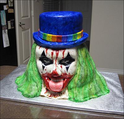 Evil Clown Cake - Cake by Tami Chitwood