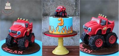 Blaze and the Monster Machines - Cake by Sylwia