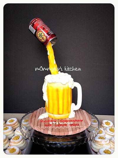 Beer Mug - Cake by m0mmyluv