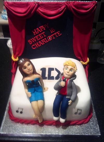 One direction stage cake - Cake by silversparkle