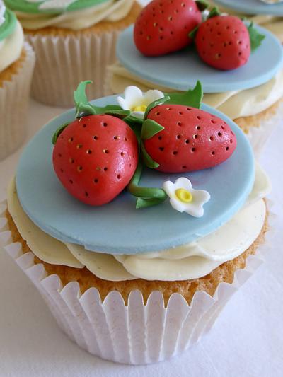 Strawberry Cupcake  - Cake by Just Because CaKes