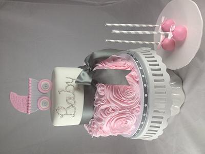 Baby Pink Ruffles - Cake by sweetonyou
