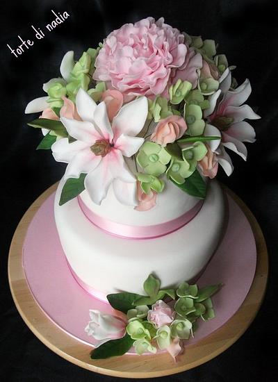 flowers cake - Cake by tortedinadia
