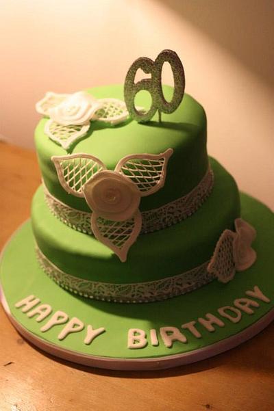 60th birthday - Cake by Joanne genders