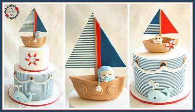 Ahoy!  Its a Boy! - Cake by My Sweet Dream Cakes