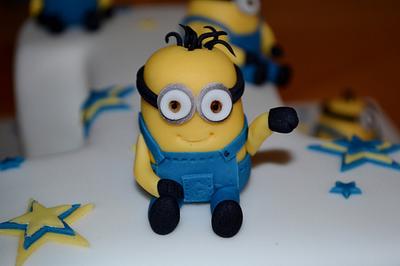 Minion Number 1 - Cake by Jade Patching