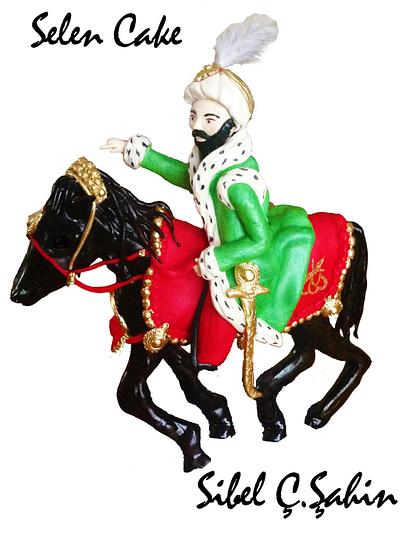Ottoman soltan on the horse - Cake by sibelsah