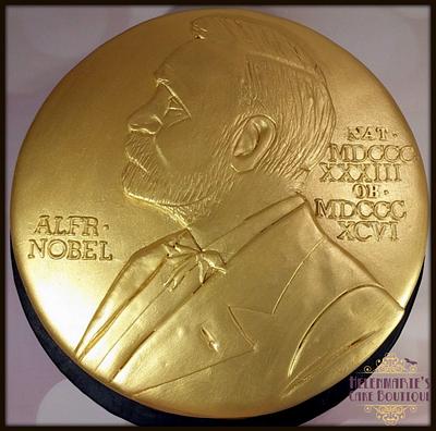 The Nobel Prize Medal - Cake by Helenmarie's Cake Boutique