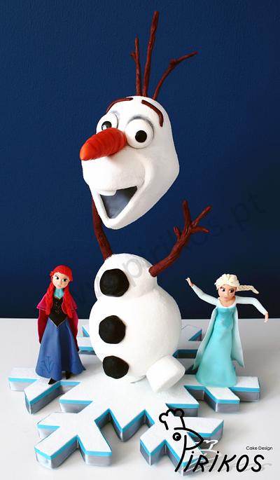 Frozen's Olaf Cake - Cake by Pirikos, Cake Design