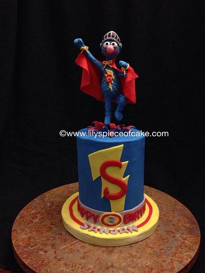 Super Grover! - Cake by Lily's Piece of Cake, LLC