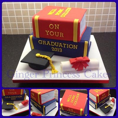 Graduation Cake - Cake by Ginger Princess Cakes