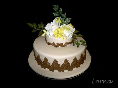Flower cake.. - Cake by Lorna