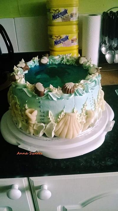 Marine cake for a diver - Cake by Anna 