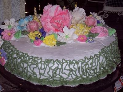 In Full Bloom - Cake by Debbie