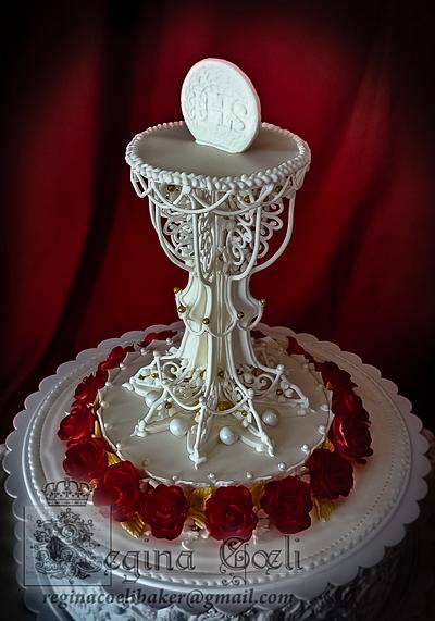 Ecce Panis Angelorum - Cake by Regina Coeli Baker