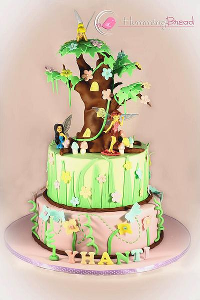 Another Tinkerbell Cake - Cake by HummingBread