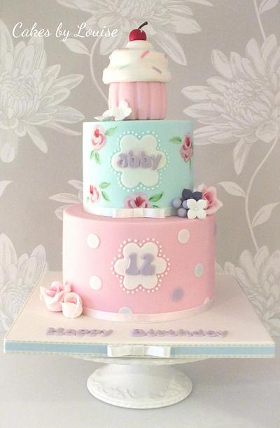 Candy Cupcake - Cake by Louise Jackson Cake Design
