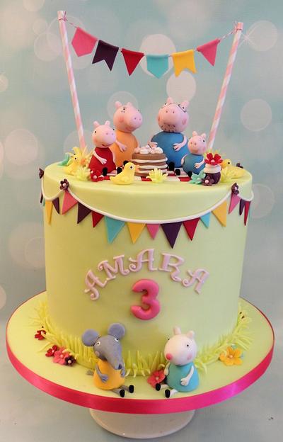 Peppa Pig Picnic - Cake by Shereen