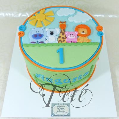 CAKE "THE ZOO OF AUGUSTO" - Cake by Teté Cakes Design