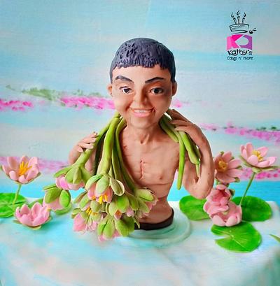 Water Lily Harvesting - Cake by Chanda Rozario