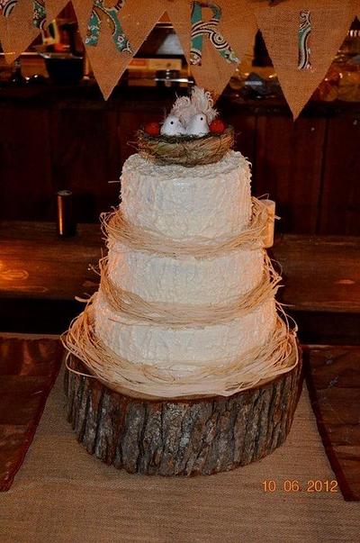 Rustic wedding - Cake by Chassity