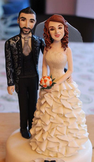 Wedding cake topper - Cake by Mellaland