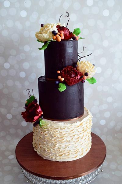 Rustic charm - Cake by Indulgence by Shazneen Ali