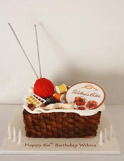 Sewing Basket  Cake - Cake by Louisa