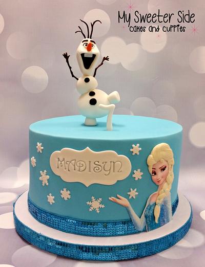 Olaf - Cake by Pam from My Sweeter Side