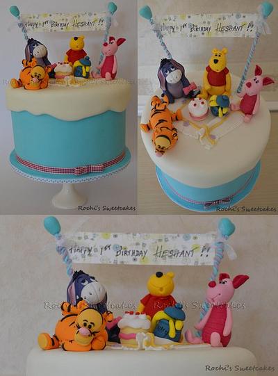 Winnie & Friends Picnic - Cake by Rochi