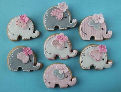 elephant cookies - Cake by Bubolinkata