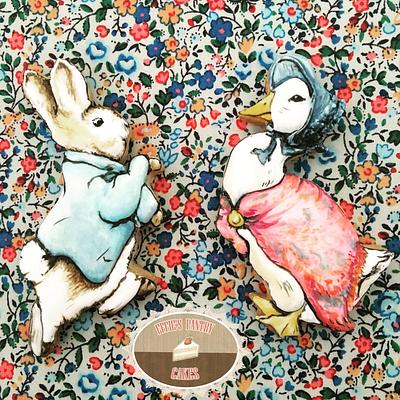 Peter Rabbit and Jemima Puddleduck Cookies - Cake by effiespantrycakes