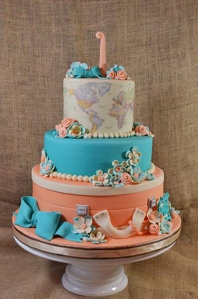 Little World Traveler  - Cake by Jenniffer White