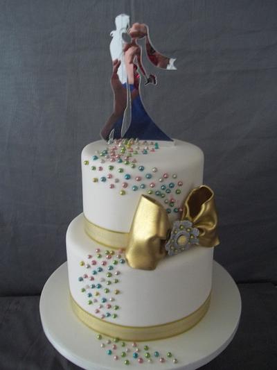 Dancing into the future together - Cake by Willene Clair Venter