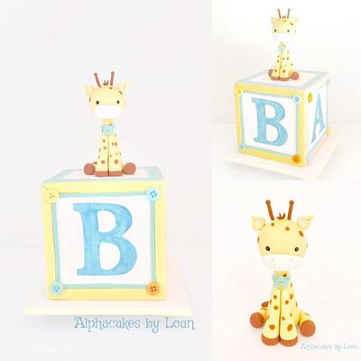 Baby Giraffe - Cake by AlphacakesbyLoan 