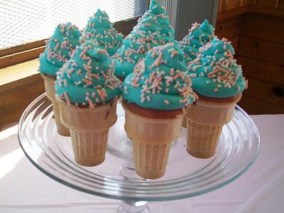 Ice Cream Cone Cupcake - Cake by Heather