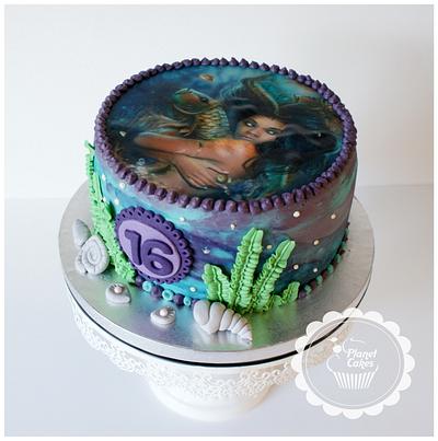 Black Mermaid - Cake by Planet Cakes