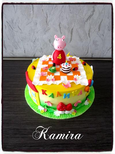 Pepa pig cake - Cake by Kamira