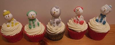 christmas cupcakes - Cake by Amanda Watson